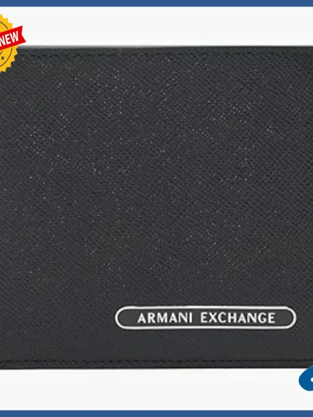 Men's Leather Bifold Wallet with Coin Pocket and Multiple Card Slots
